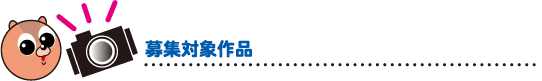 募集対象作品