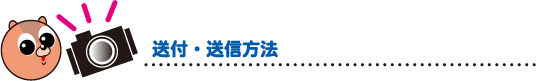 送付・送信方法